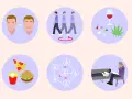 Illustrazione di un percorso di guarigione: da tristezza a felicità, da isolamento a connessione, da dipendenze a terapia. Un aiuto per chi lotta con il borderline.