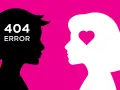 Silhouettes di una coppia. La testa dell'uomo è nera con "404 ERROR" scritto sopra. La testa della donna è bianca con un cuore rosa al posto dell'occhio. Sembra che mio marito non mi ami più.