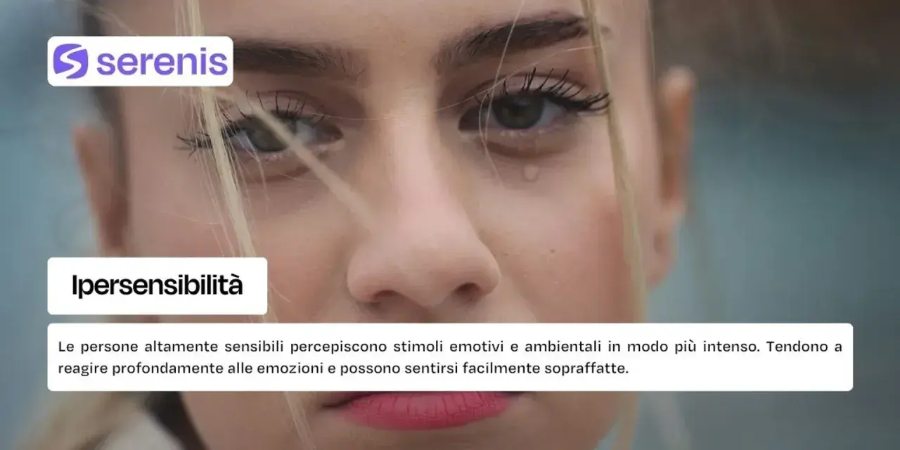 Il significato di una persona sensibile: un primo piano di un volto con una lacrima, che evoca emozioni profonde.