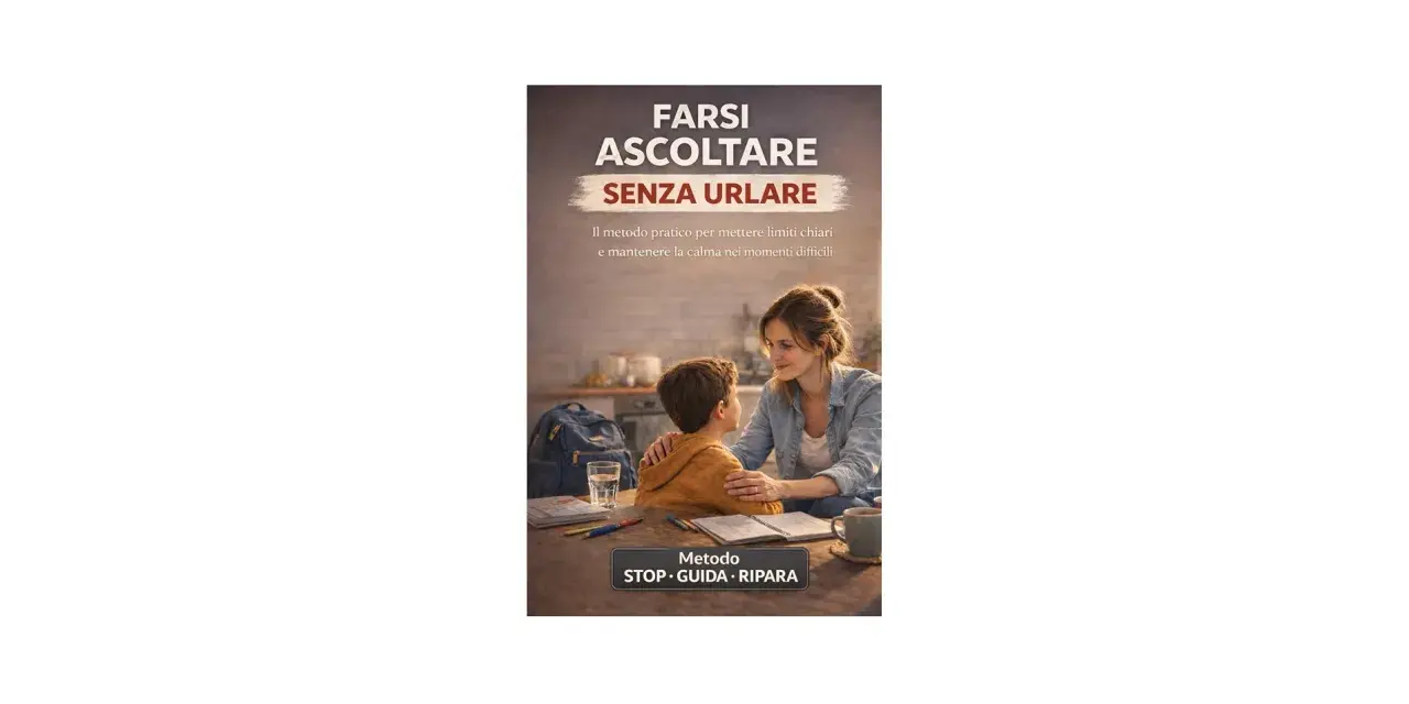 Una madre parla con suo figlio, imparando come farsi ascoltare dai bambini senza urlare. Un metodo pratico per stabilire limiti chiari.